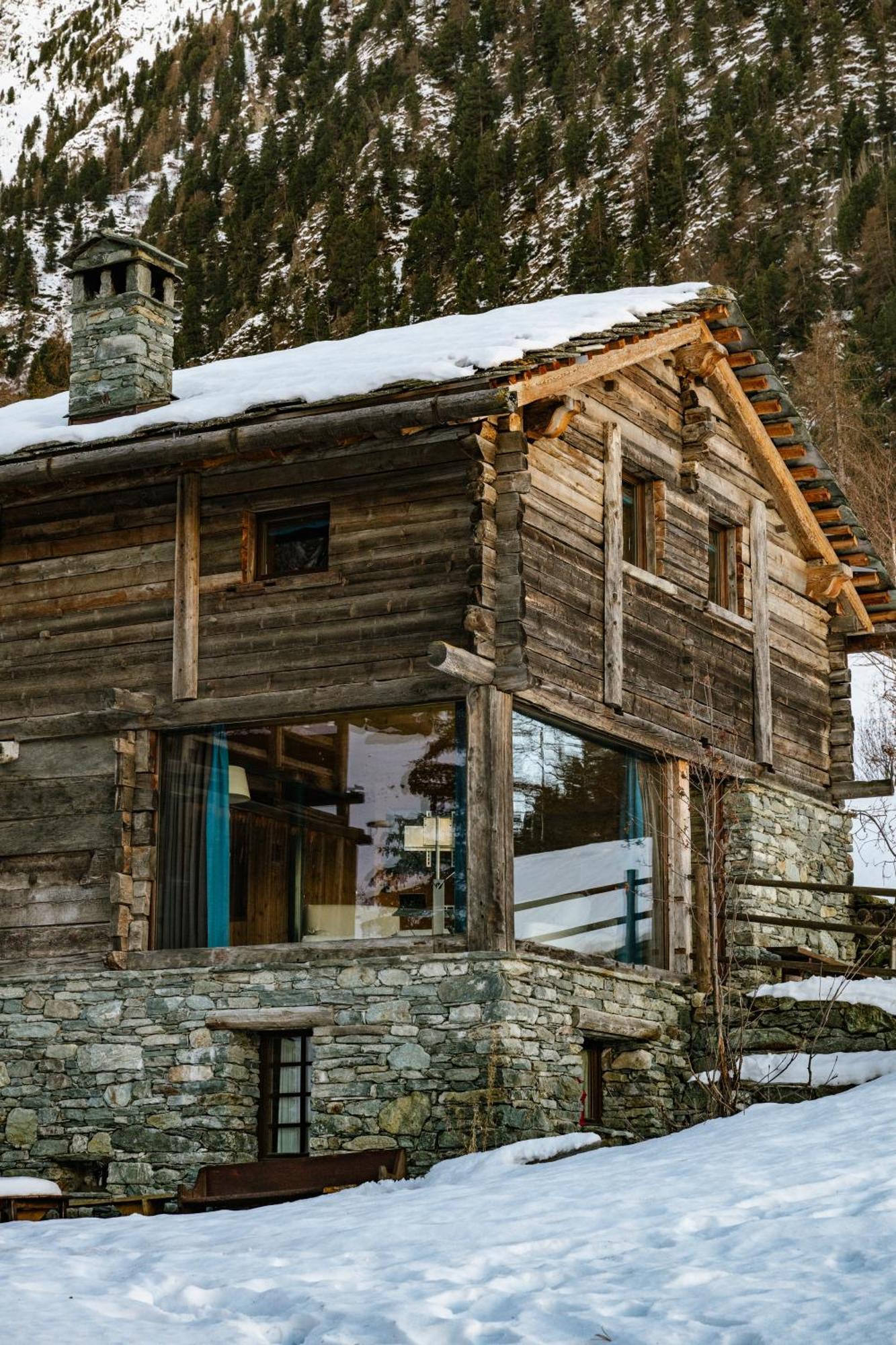 Hotellerie De Mascognaz Champoluc Exterior foto